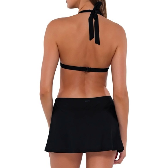 NWT Black Sunsets Sporty Swim Skirt Size Small - Picture 4 of 12